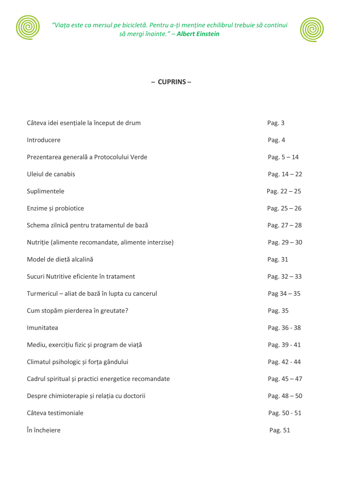 Protocolul Verde, vindecare cancer, tratament cancer