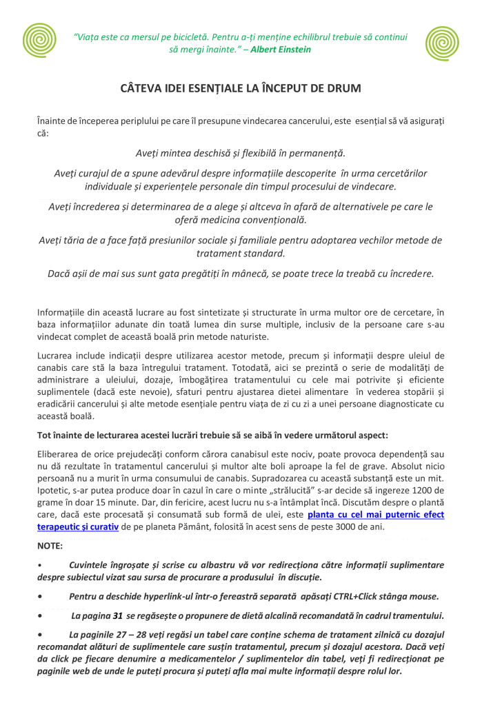 Protocolul Verde, vindecare cancer, tratament cancer